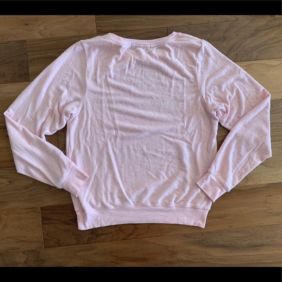 WILDFOX Dream Job sweatshirt soft comfy pink xs - Picture 4 of 6